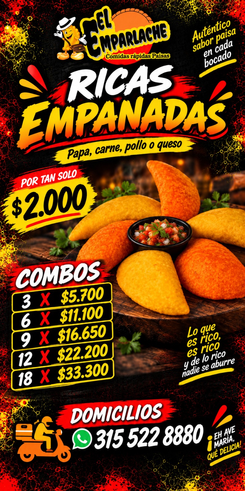 Combos de Empanadas